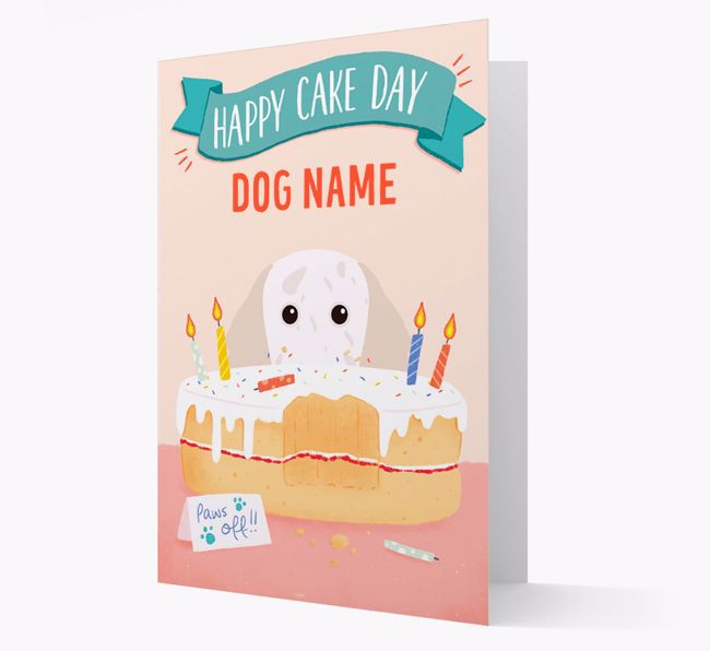 Happy Cake Day: Personalised {breedFullName} Card